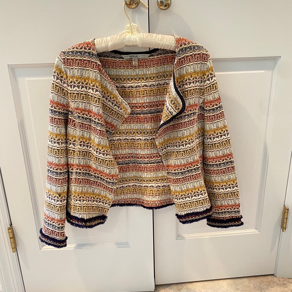 Zara Tweed Cropped Blazer